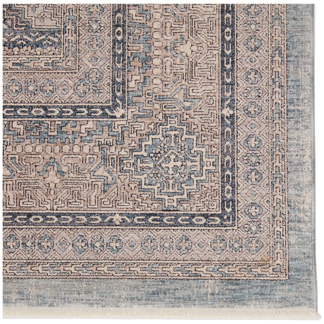 Jaipur Winsome Jamestown Trellis Geometric Blue Cream WNO05 Rug