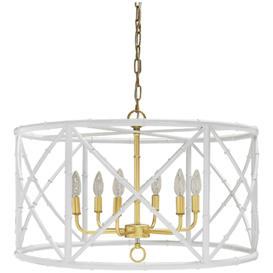 Worlds Away Bamboo Chandelier