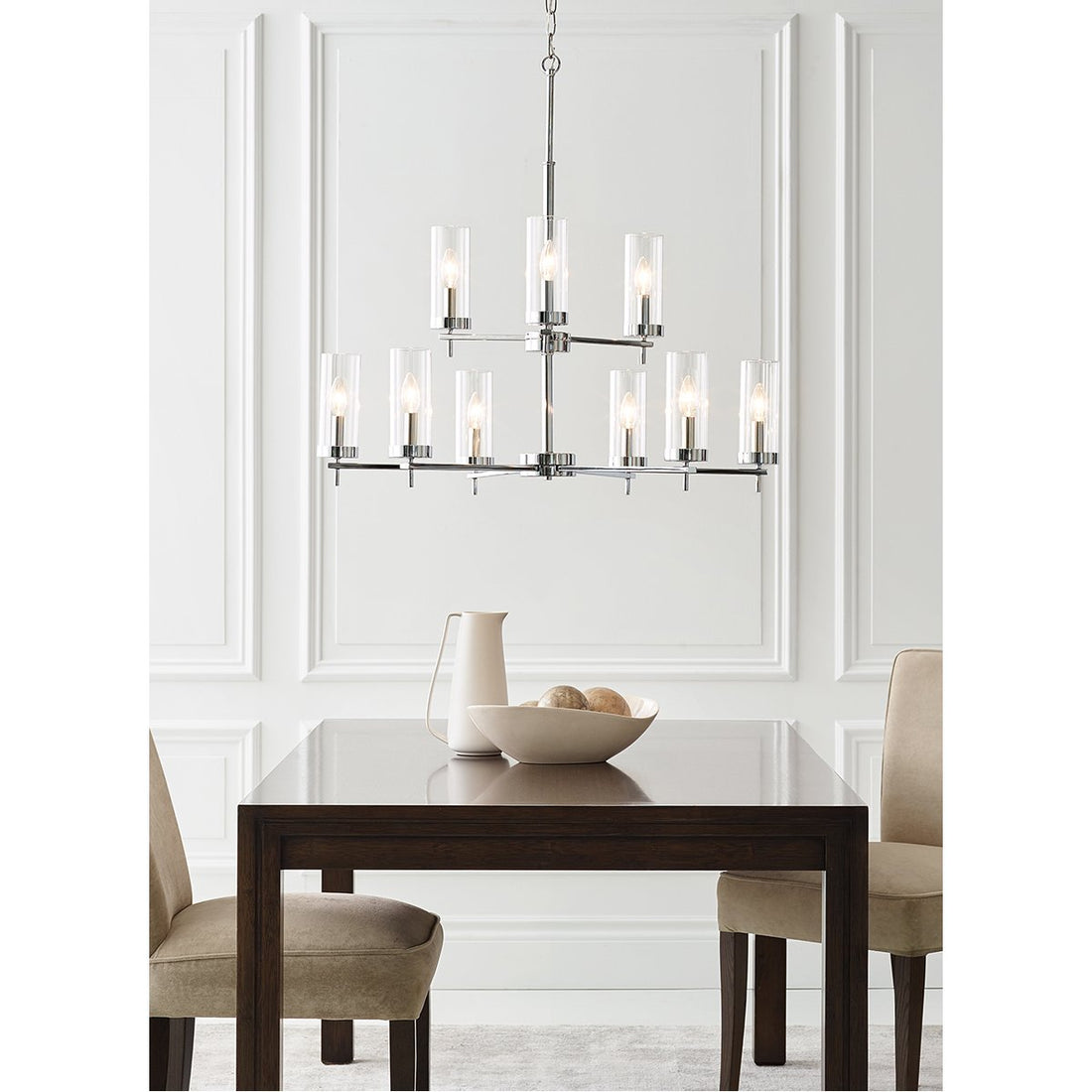 Sea Gull Lighting Zire 9-Light Chandelier - 3.5W