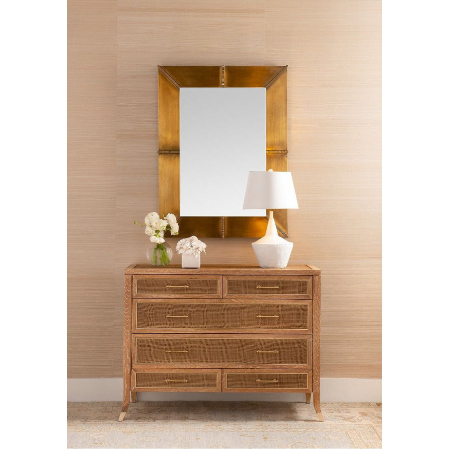 Villa & House Brea Mirror - Antique Brass