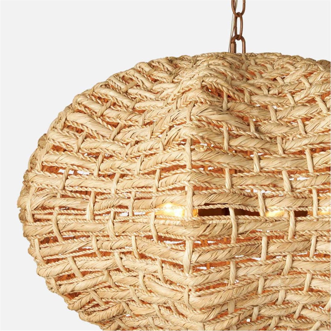 Made Goods Eridian Abaca Rope Pendant