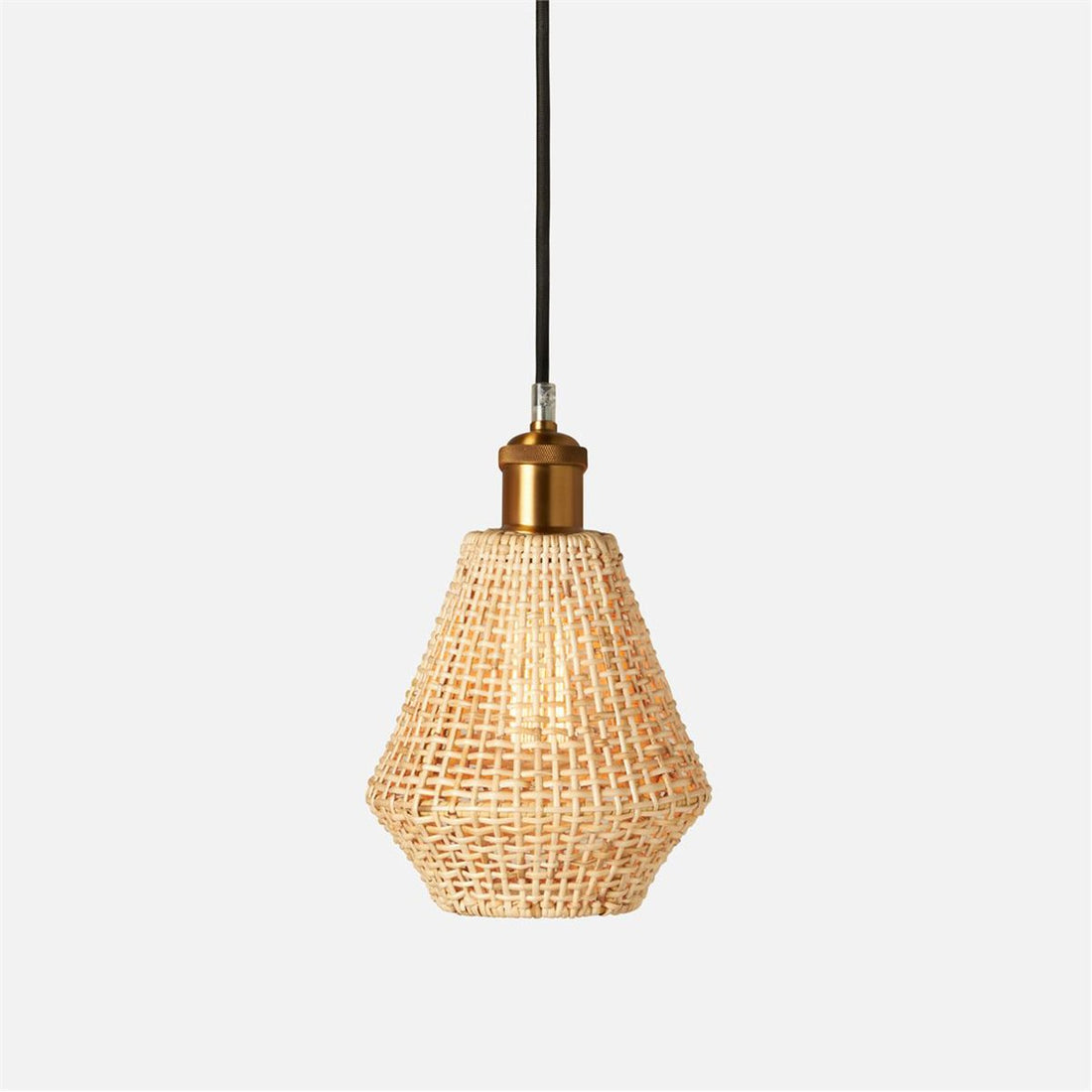 Made Goods Nashua 1-Light Interchangeable Rattan Pendant