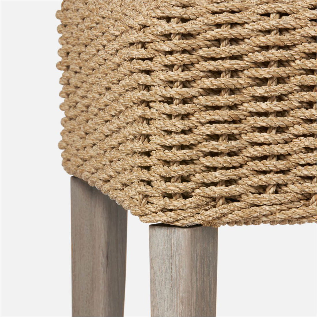 Made Goods Arla Faux Rope Outdoor Side Table