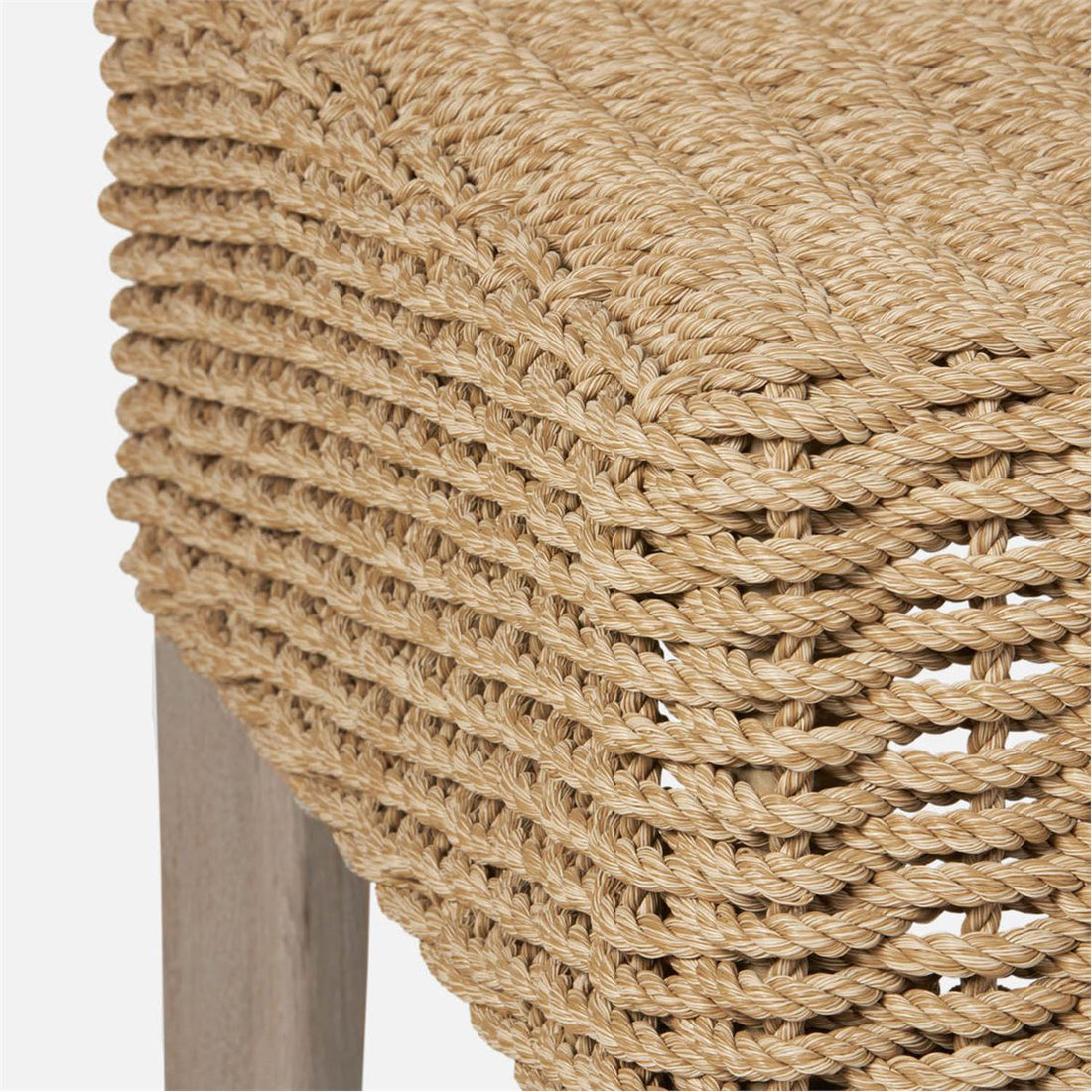 Made Goods Arla Faux Rope Outdoor Side Table