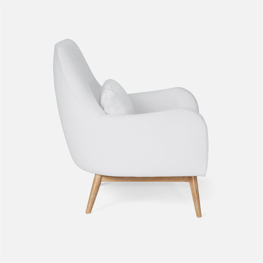 Made Goods Colten Lounge Chair in Cerused White Oak