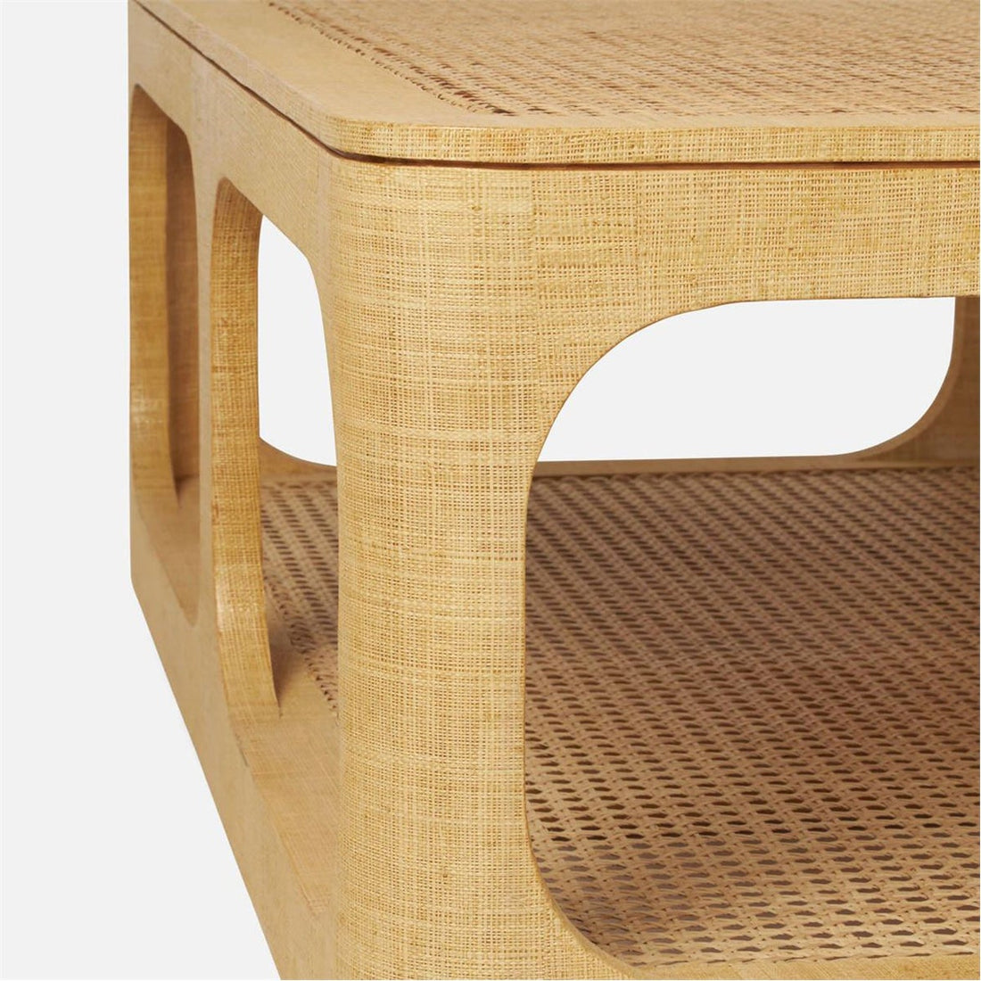 Made Goods Fiorenza Raffia Coffee Table