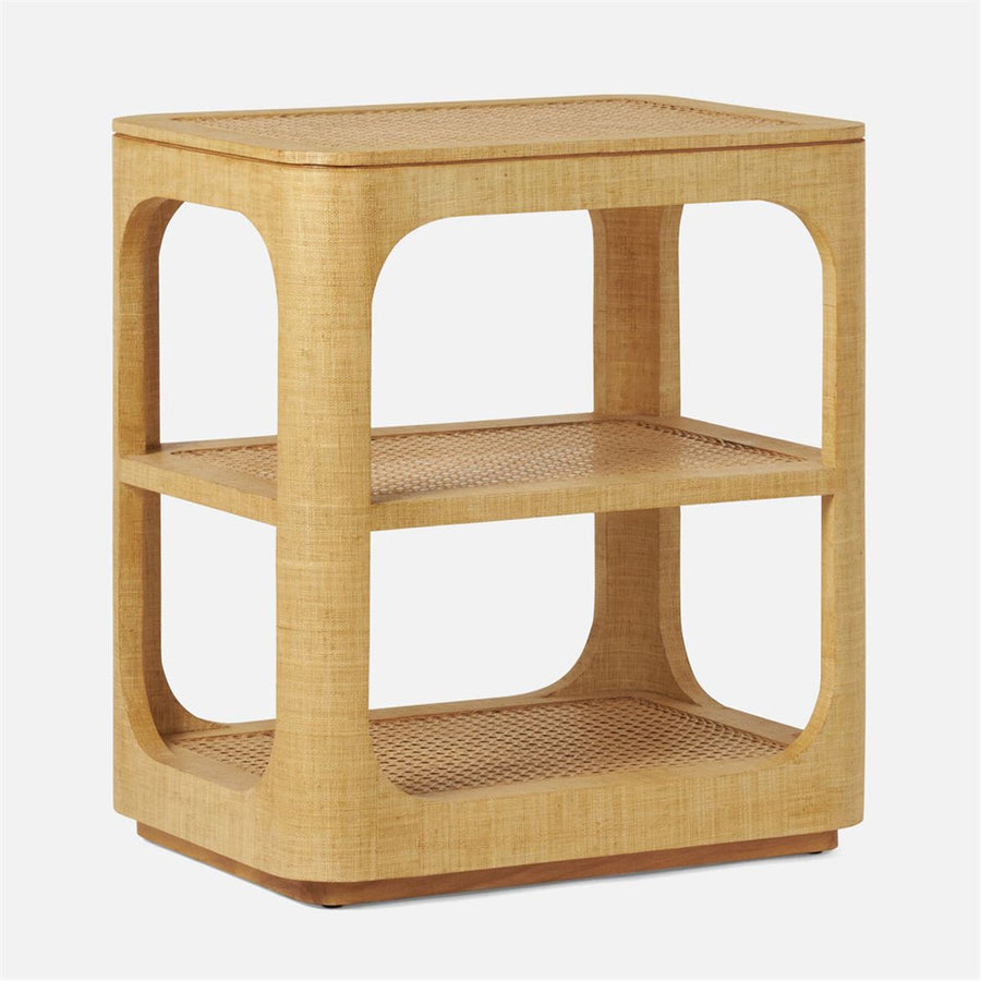 Made Goods Fiorenza Raffia Side Table