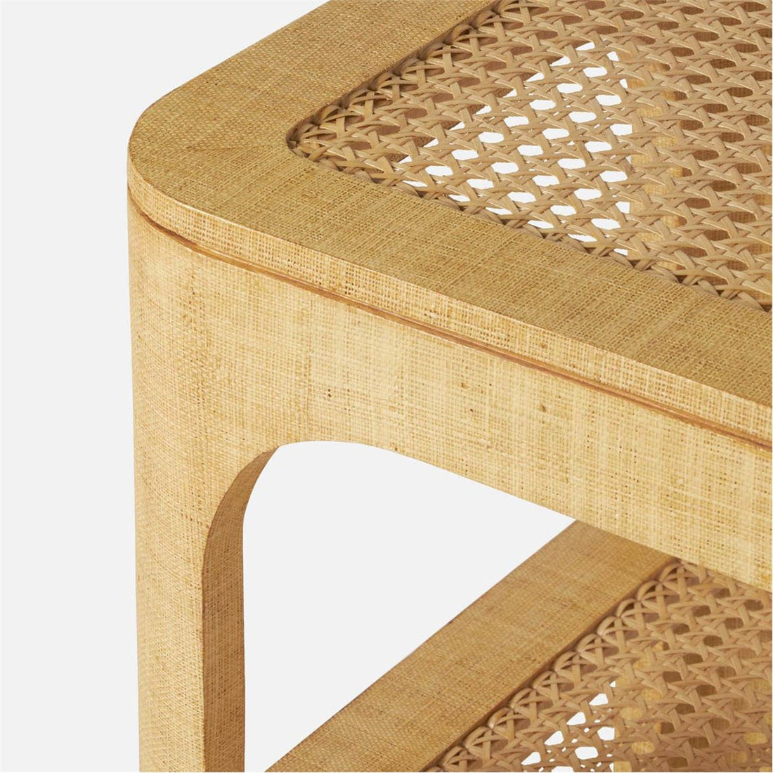 Made Goods Fiorenza Raffia Side Table