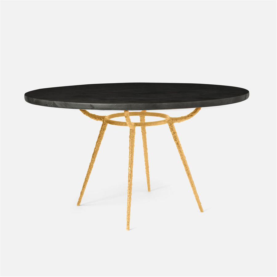 Made Goods Grace Dining Table in Faux Horn