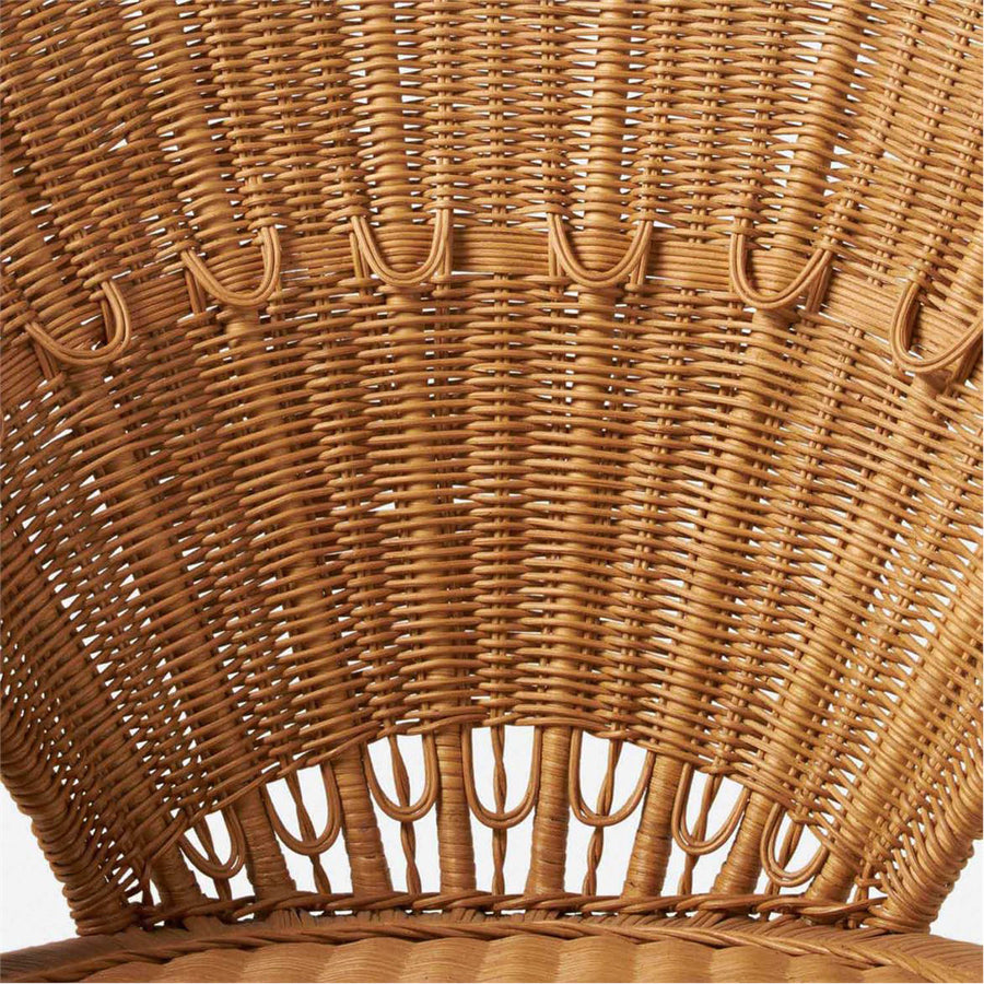 Made Goods Gretel Peacock Style Rattan Dining Chair