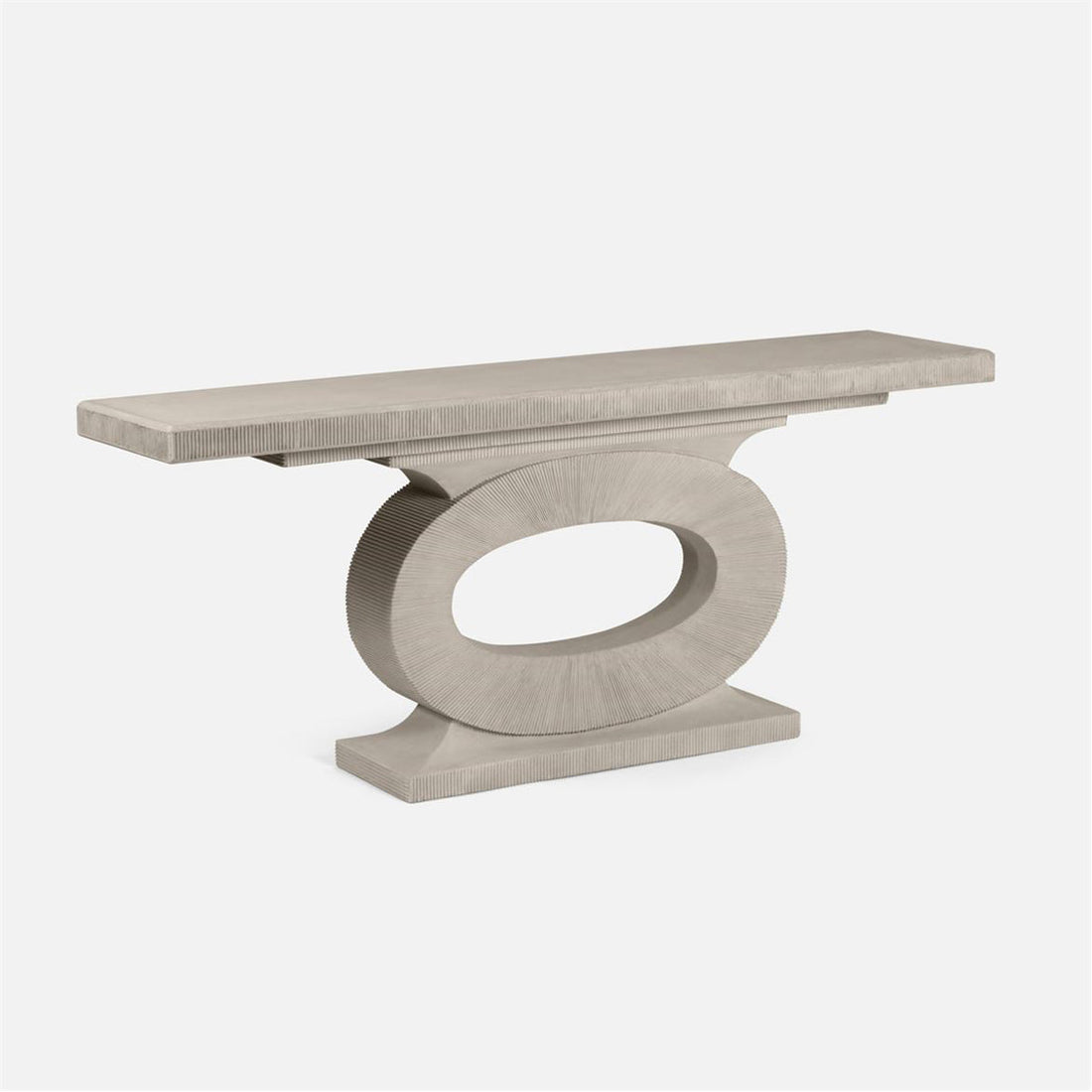 Made Goods Grier Keyhole Base Concrete Outdoor Console Table