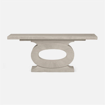 Made Goods Grier Keyhole Base Concrete Outdoor Console Table