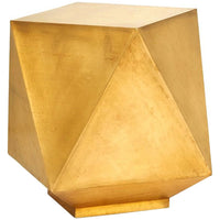 Villa & House Hedron Side Table - Brass