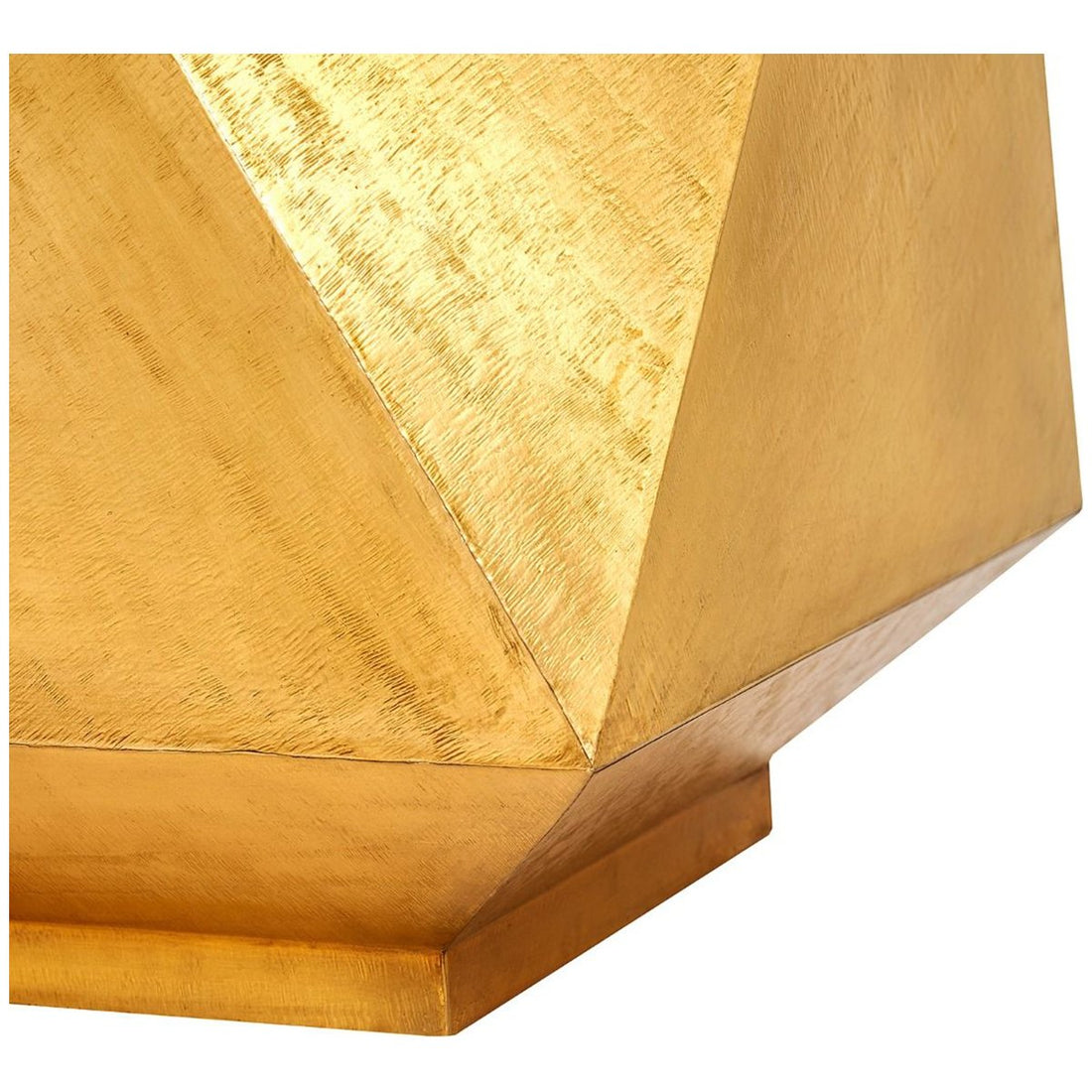 Villa & House Hedron Side Table - Brass