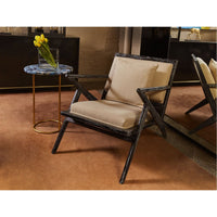 Villa & House Jenay Side Table - Gold Leafed Stand