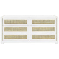 Villa & House Karen Extra Large 6-Drawer Dresser - White