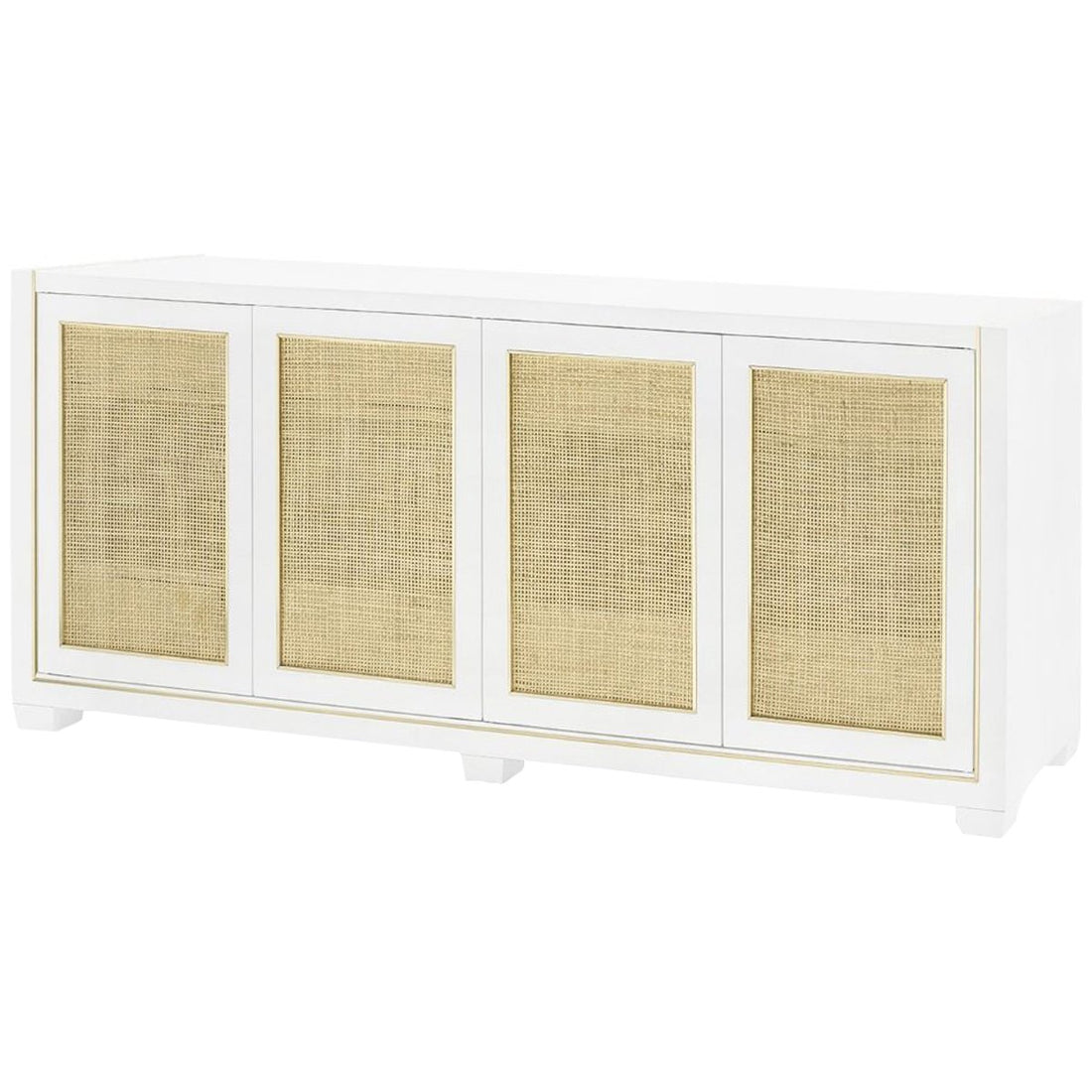 Villa & House Karen 4-Door Cabinet - White