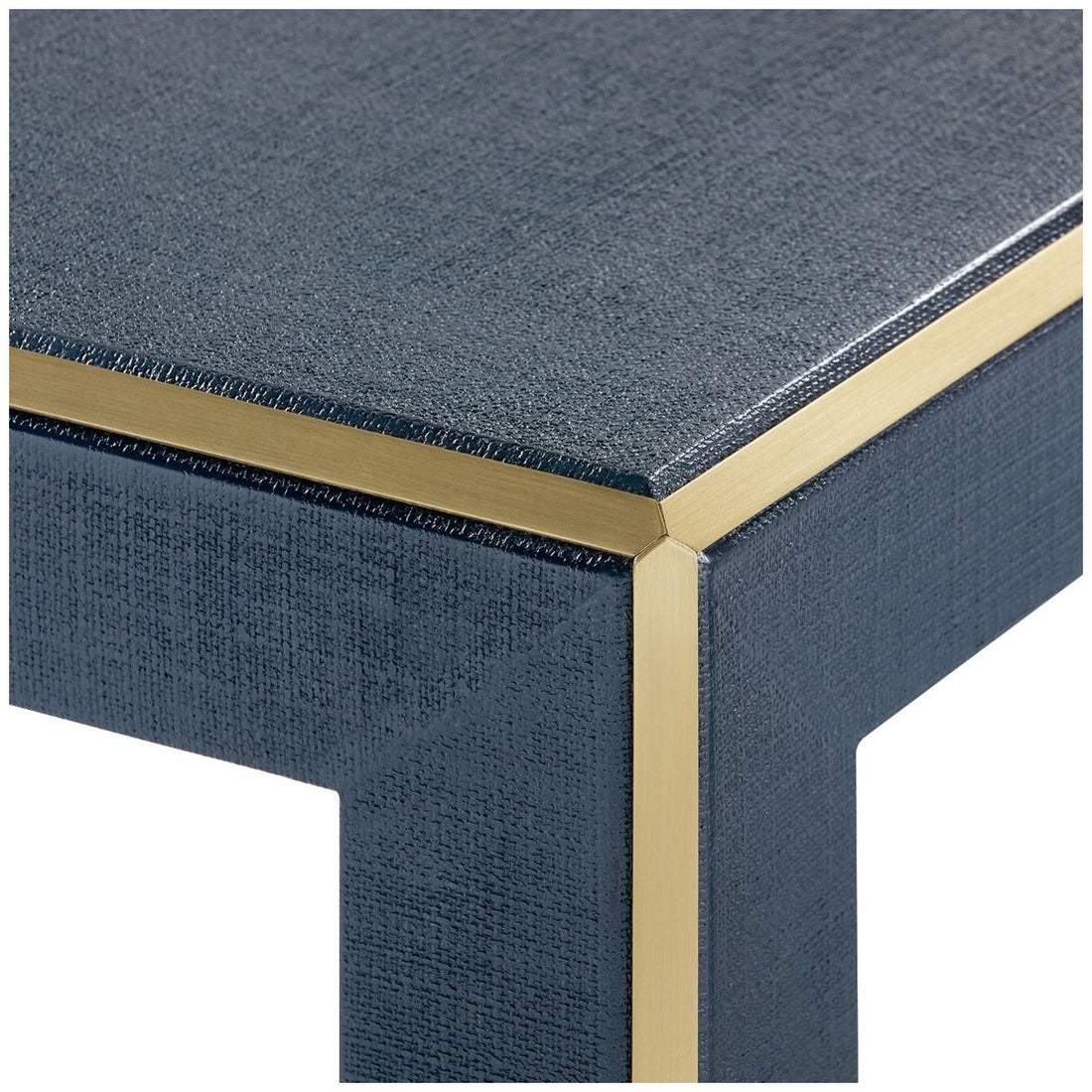 Villa & House Lauren Side Table - Brass Accents