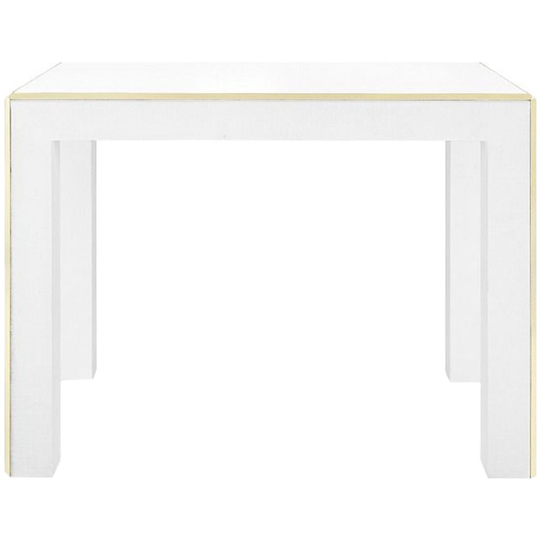 Villa & House Lauren Side Table - Brass Accents