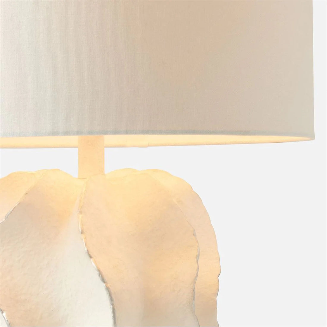 Made Goods Bethany Wavy Resin Table Lamp