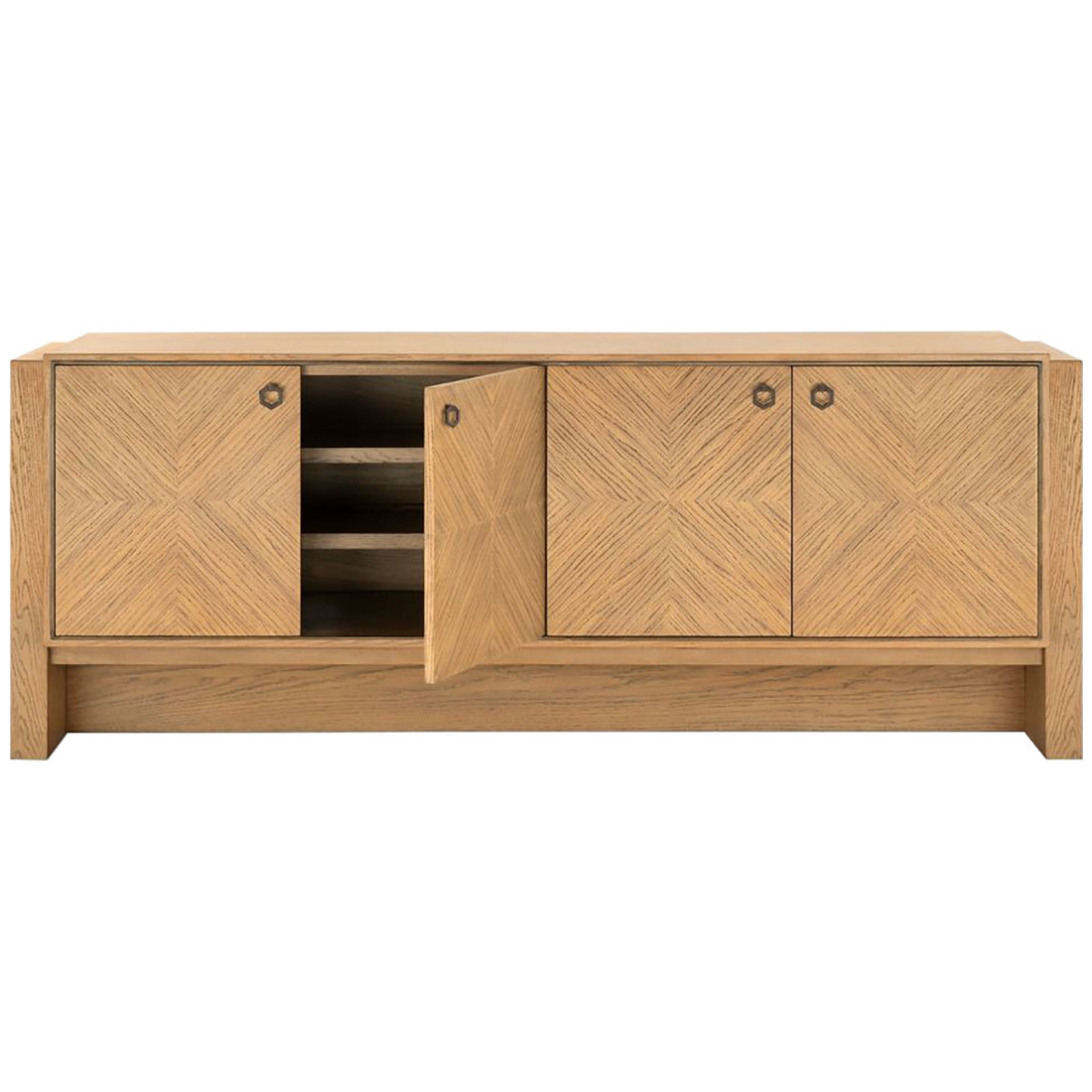 Villa & House Michel 4-Door Autumn Wheat Cabinet