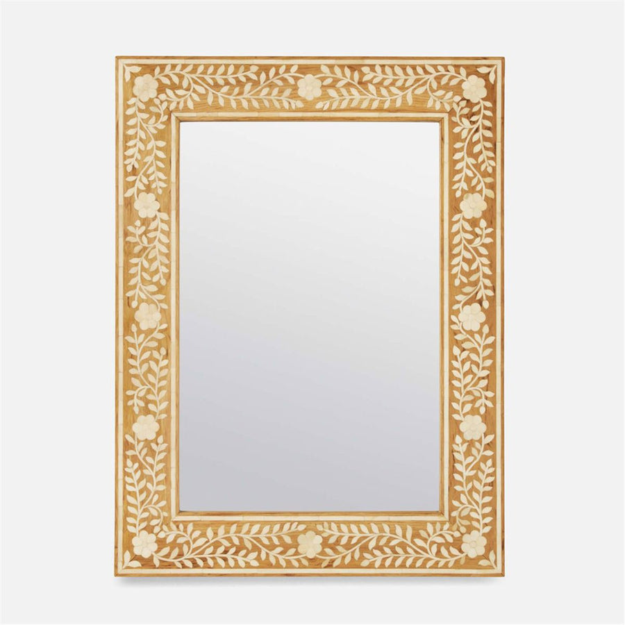 Made Goods Adelise Rectangular Mirror in Natural Oak