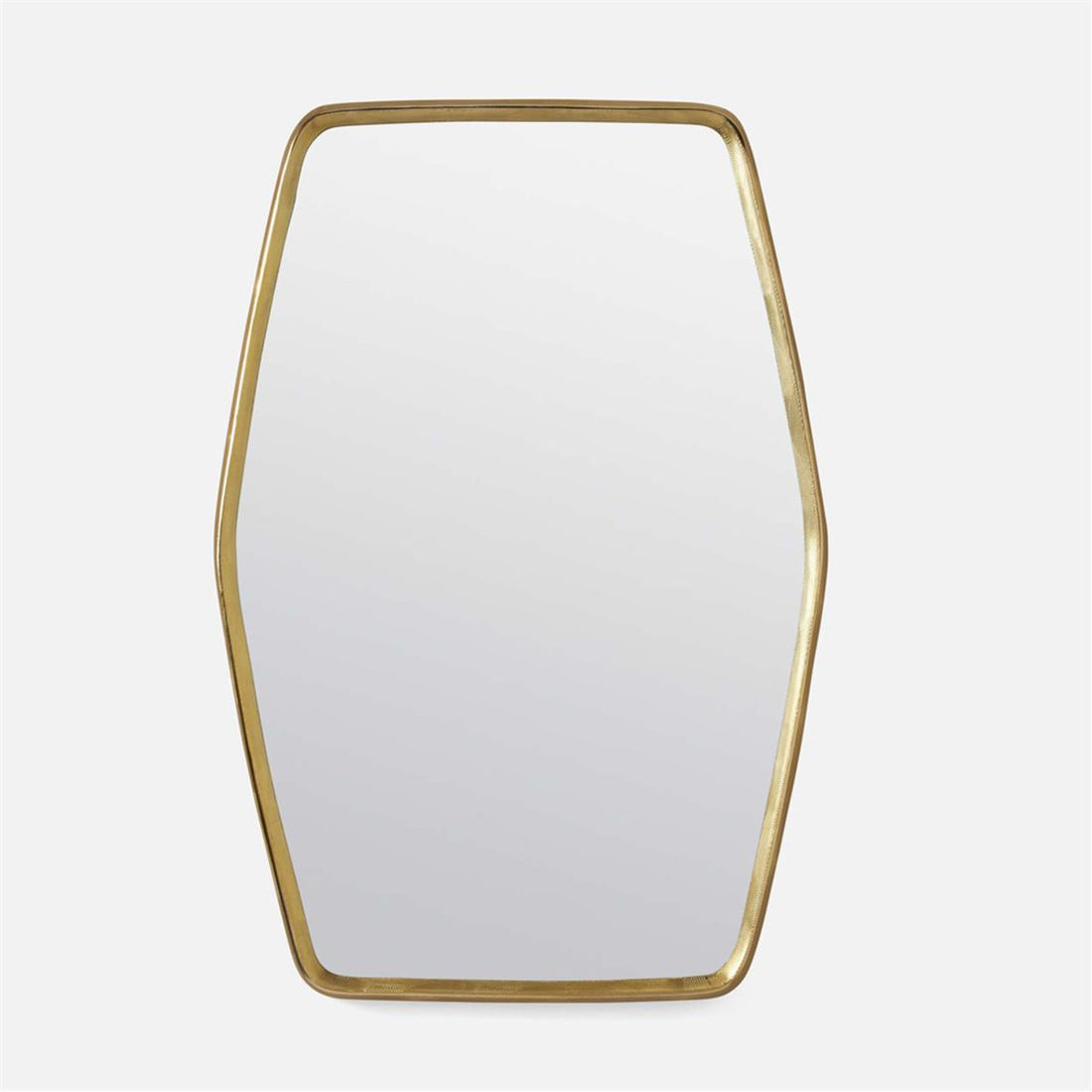 Made Goods Fenris Mirror in Shiny Brass