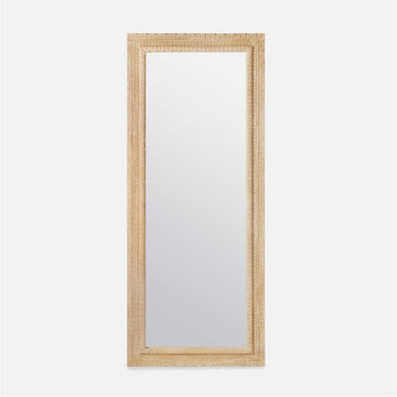 Made Goods Holsten Leaf-like Mango Wood Large Mirror