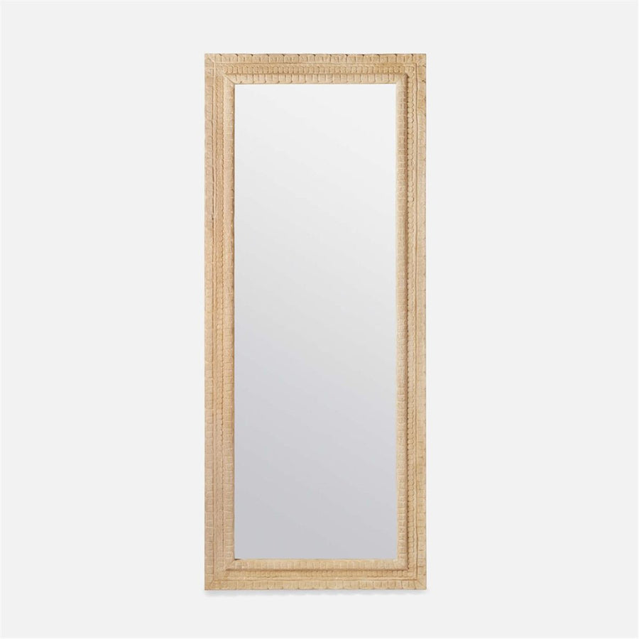 Made Goods Holsten Leaf-like Mango Wood Large Mirror