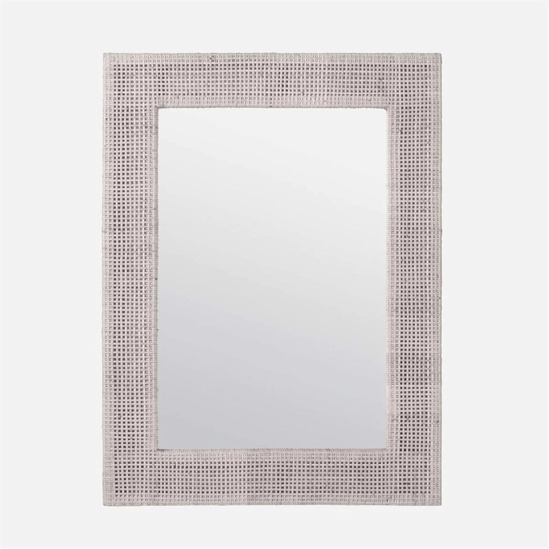 Made Goods Isla Woven Peeled Rattan Mirror