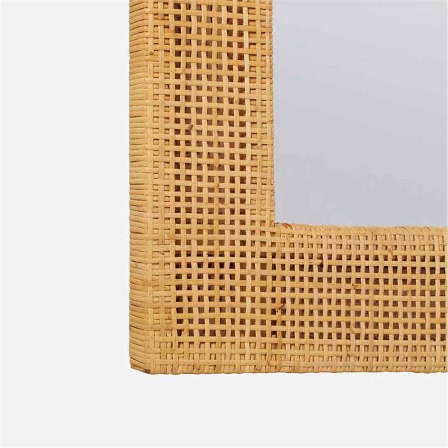 Made Goods Isla Woven Peeled Rattan Mirror