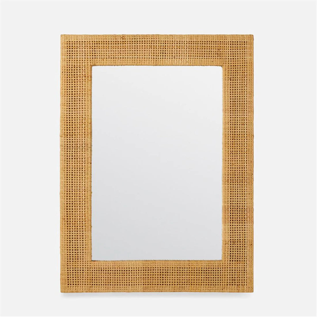 Made Goods Isla Woven Peeled Rattan Mirror