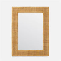 Made Goods Isla Woven Peeled Rattan Mirror