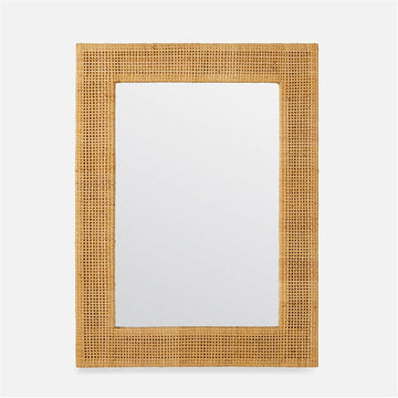 Made Goods Isla Woven Peeled Rattan Mirror