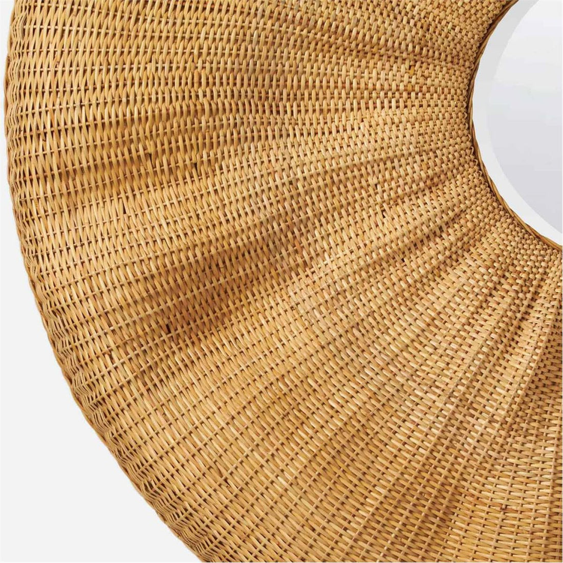 Made Goods Larkin Peeled Rattan Round Mirror