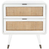 Villa & House Malmo 2-Drawer Side Table - White