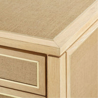 Villa & House Paulina 3-Drawer Side Table - Natural