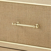 Villa & House Paulina 3-Drawer Side Table - Natural