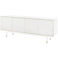 Villa & House Raymond 4-Door Cabinet - White