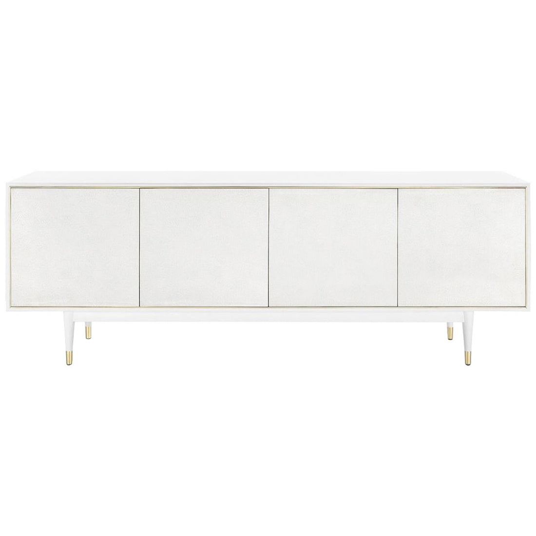 Villa & House Raymond 4-Door Cabinet - White