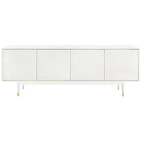 Villa & House Raymond 4-Door Cabinet - White