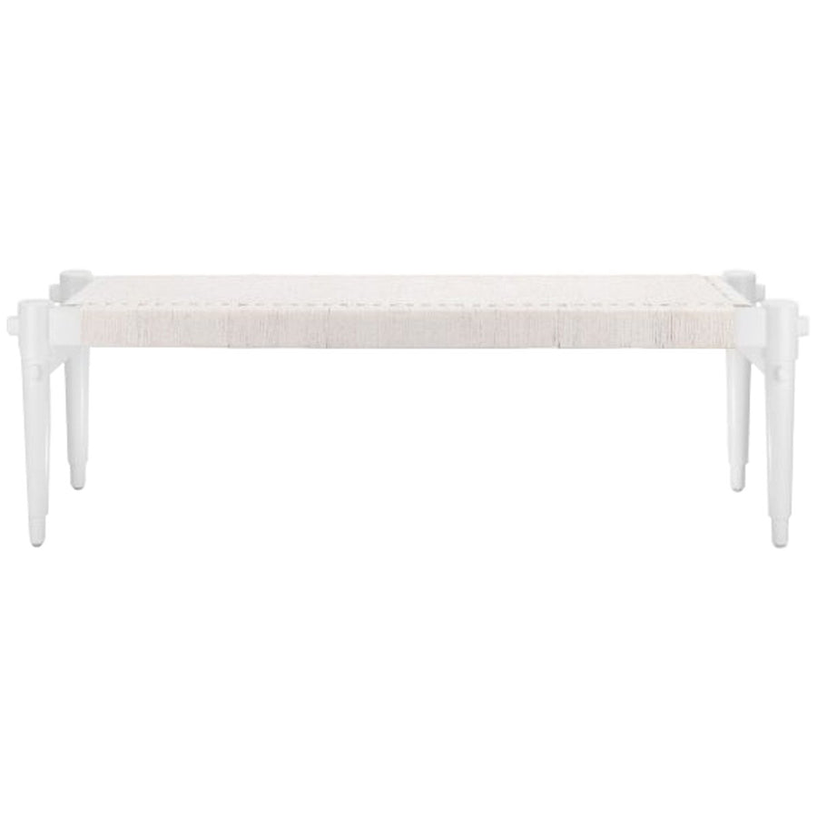 Villa & House Rope Bench - White