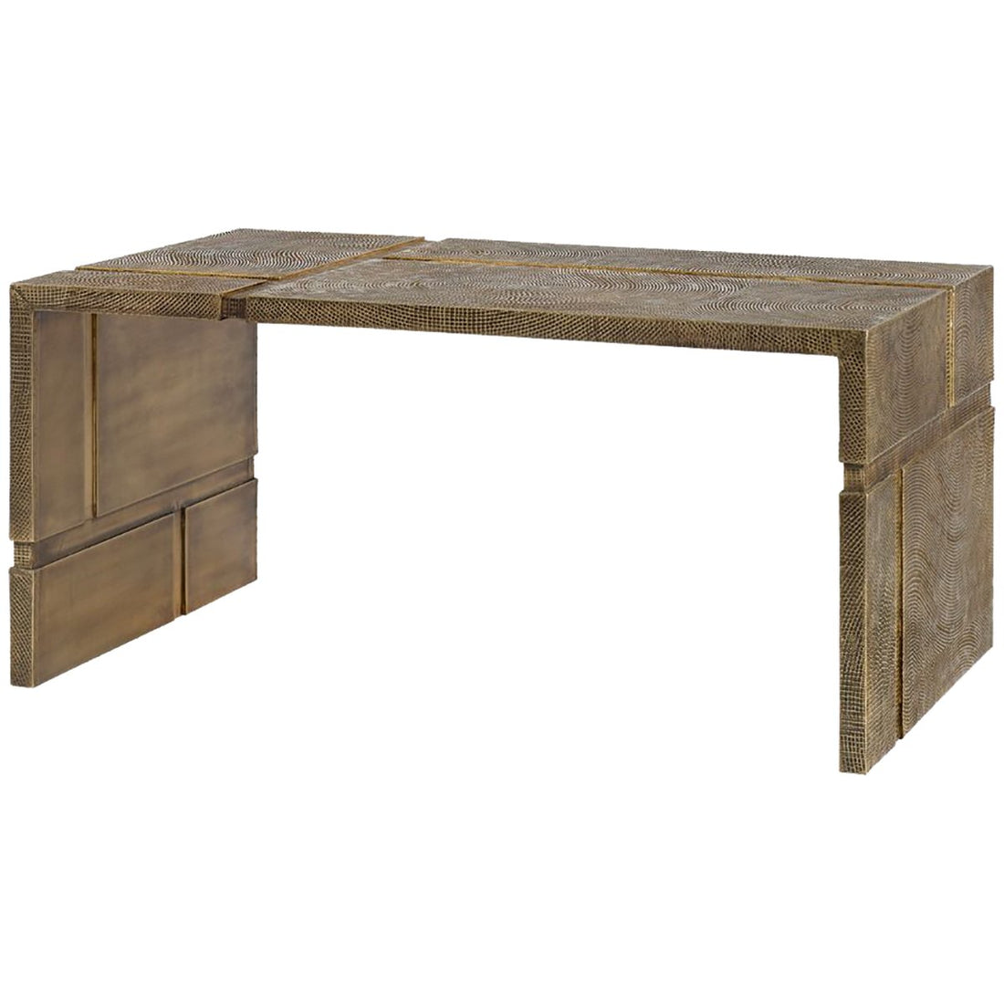 Villa & House Hollis Coffee Table - Brass