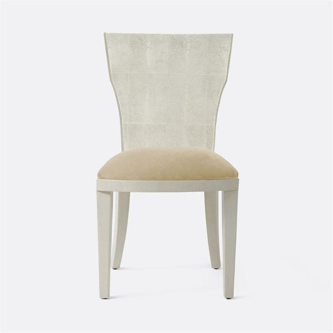 Made Goods Blair Vintage Faux Shagreen Chair in Liard Cotton Velvet