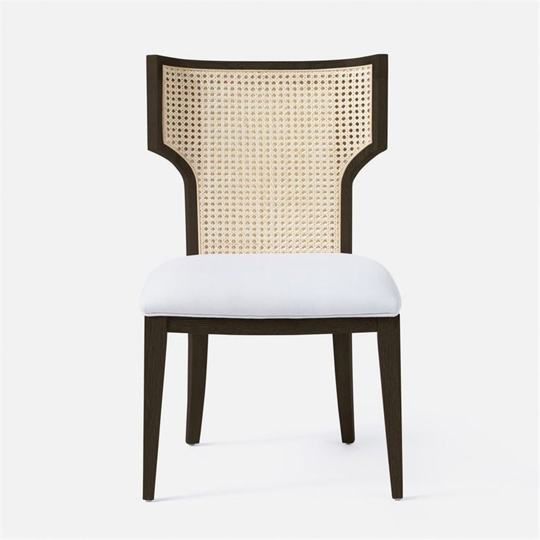 Made Goods Carleen Wingback Cane Dining Chair in Liard Cotton Velvet