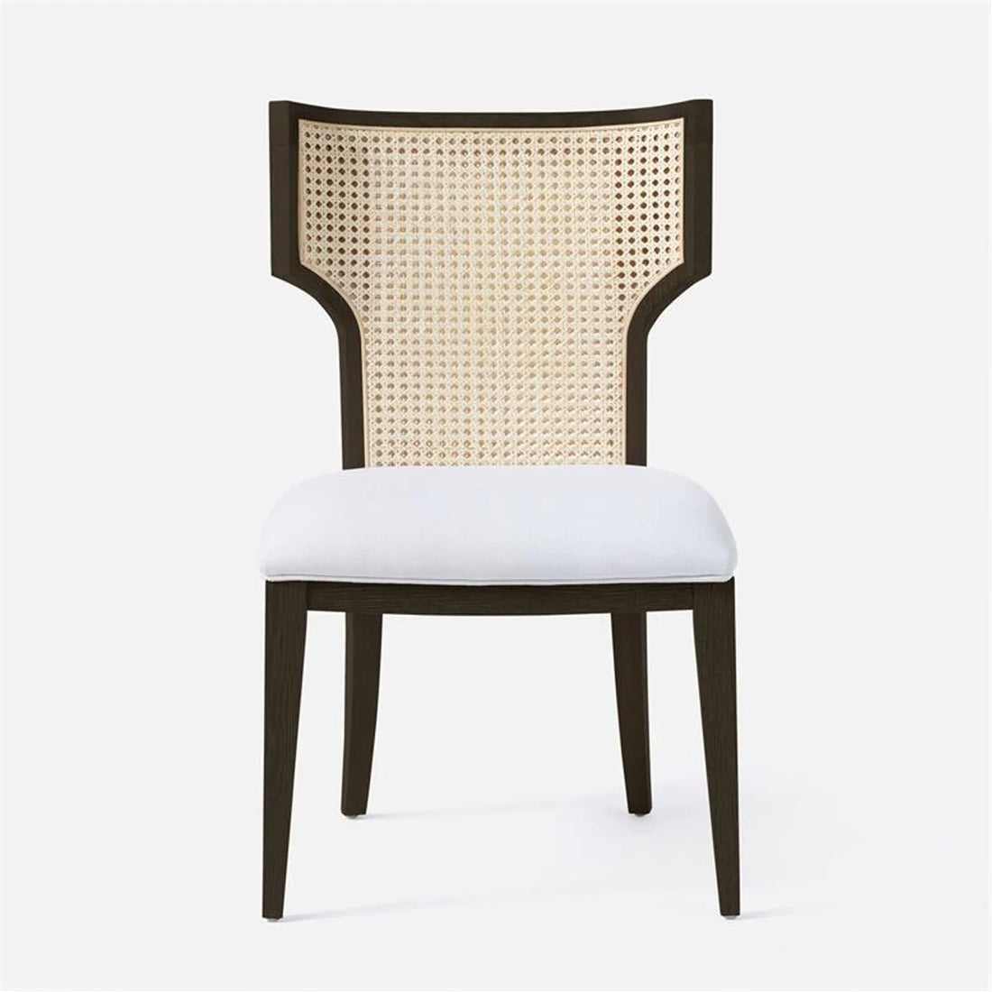 Made Goods Carleen Wingback Cane Dining Chair in Havel Velvet