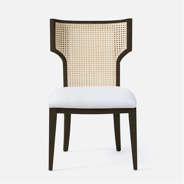 Made Goods Carleen Wingback Cane Dining Chair in Havel Velvet