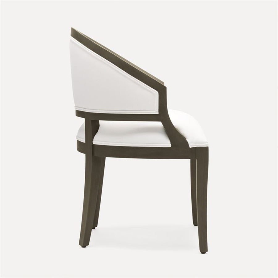 Made Goods Sylvie Curved Back Dining Chair, Alsek Fabric