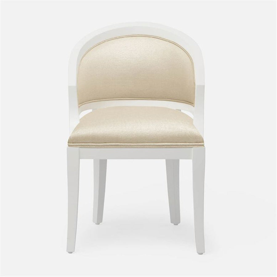 Made Goods Sylvie Curved Back Dining Chair, Danube Fabric