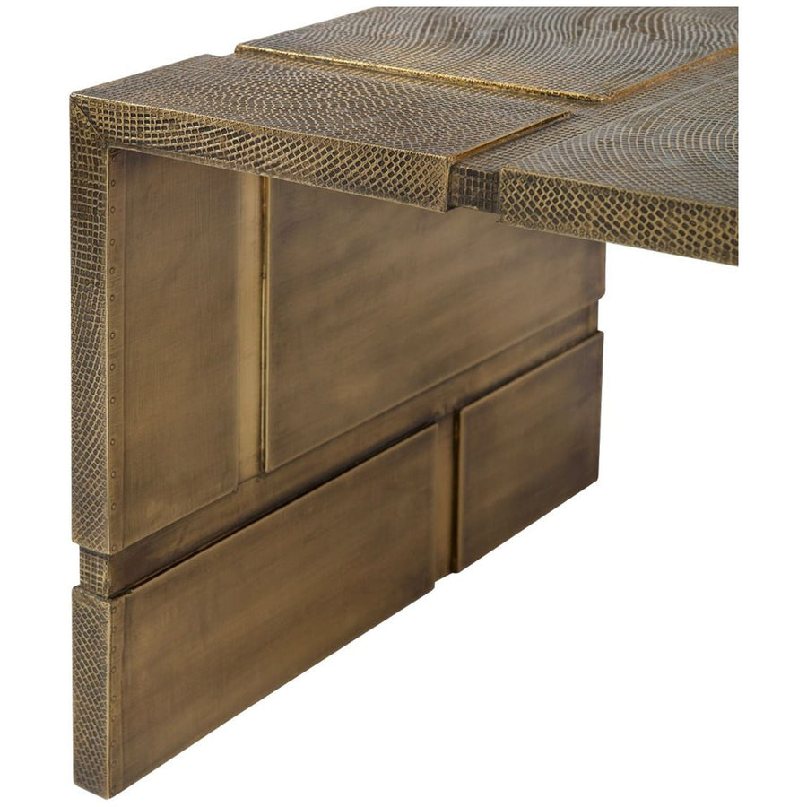 Villa & House Hollis Coffee Table - Brass